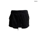 (2color) Mini Cargo Skort