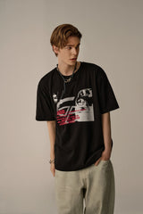 レトロカーロゴTシャツ