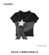 allbubble スターオブグレーTシャツ