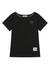 RORA SMALL LOGO ONE SHOULDER HALF T (13COLOR)