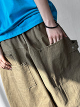 Hotstern Sun Embroidered Cotton Bermuda Shorts 3color