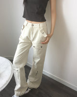 Mudy Seamed Pocket Bootcut Pants