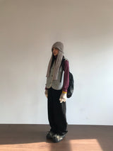 ジグリーボアフリースベスト (3color)
