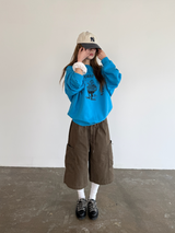 zipper bermuda cargo pants 