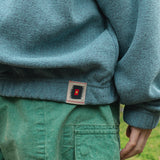 Surface fleece pullover / Dusty aqua