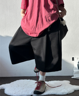 BACK CARGO LEYRING PINTUCK BERMUDA 🩶🤍🍪🖤5COLOR