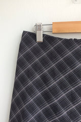 More cross checkered skirt