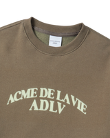 25FW WOMAN ARCH SHAPED LOGO NAPPING SWEATSHIRT