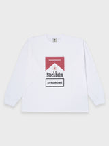シガレットLS Tシャツ - WHITE