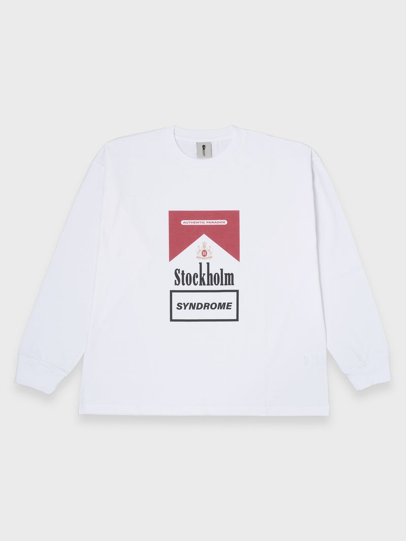 CIGARETTE LS TEE - WHITE