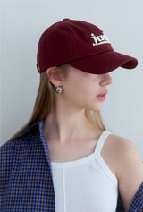 New jude logo cap burgundy