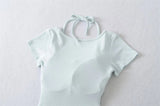Della Strap Layered T-Shirt