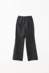 Corduroy boots cut pants (Black)