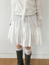 Lauryn Cancan Frill Ribbon Midi Skirt (2c)