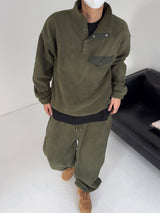 OR Snap Fleece Jogger Set-up(4C)
