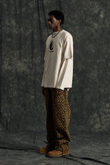Cat Pigment T-shirt (Cream)
