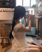 Tuble frill blouse