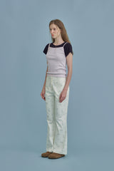 ラベルベーシックTシャツ_navy