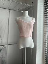 Ribbon lace sleeveless (3 colors)