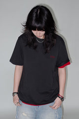 Cool-feeling Sorona® Sun Protection, Antibacterial and Quick-drying Regular Shoulder Short Sleeve T-shirt for Couples