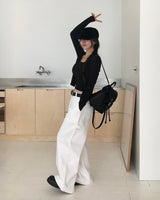 Middle Carpenter Detail Long Pants
