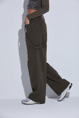 EYELET CARGO PANTS