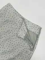 Dot Crease Mermaid Midi Skirt
