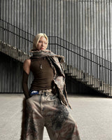 MUD-STAINED DENIM PANTS (Limited)