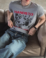 ヘブン グラフィック レタリング ショートスリーブ Tシャツ