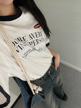 (UNISEX) ラビングトラック半袖Tシャツ
