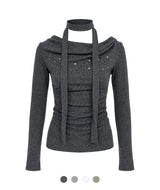 Sena Draped Scarf Top
