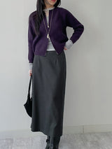Hachi Raglan Knit Zip-Up Cardigan