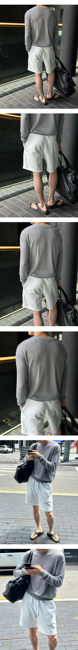 [Unisex] Ice crop summer knit(5color)