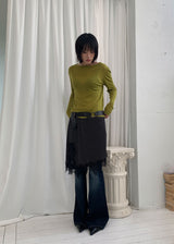 YELLOW STITCH BOOTS CUT DENIM