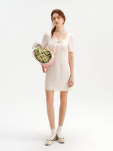 Modern ruffle mini dress