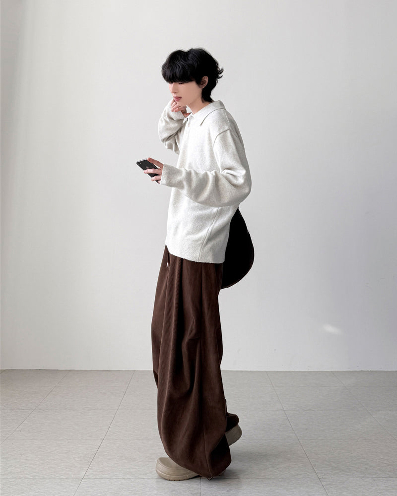 Yuria Wool Collar Knit