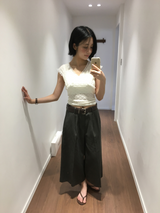 Dolly cap sleeve t-shirt (2color) 
