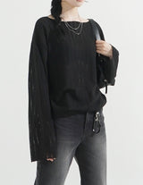 See-through Scotch Knit