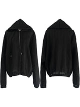 [unisex] summer cool see-through hooded zip-up (2color)