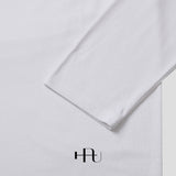 [HFORUS MADE]Forus U - kneck long sleeves IN WHITE