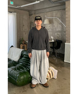 ヘンリーネッククロップパーカー