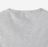 Node Stud Ribbed Sleeveless