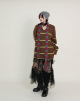 Hayley Cancanシースルーレースロングスカート