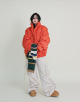 Carrot Diamond Quilting Unisex High Neck Padding (100% Wellon)
