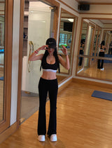 Rollup Bootcut Leggings Pants