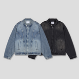 レガシーカーブドカットオフデニムジャケット