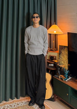 Men's ピュアクロップマッスルフィットニット 4COLOR