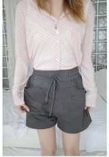 sheer rib button cardigan (2c)
