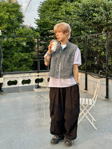 Cropped pigment vest 2C