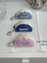  keyring pouch - corduroy (milk sora)